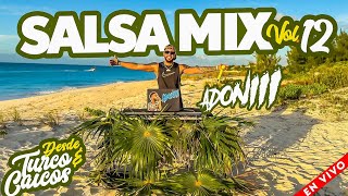 SALSA CLASICA VOL 12 🥁 LAS 12 MEJORES SALSA  MEZCLADA EN VIVO POR DJ ADONI ♥️🍺🥃  SALSA MIX [upl. by Edualc]