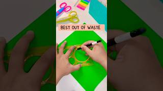 DIY Best out of waste Idea 🩵🤓 waste material craft idea diy keychain shorts craft [upl. by Waddington]