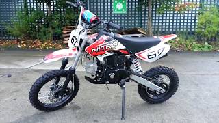 110cc Pit Dirt Bike Automatic Electric Start 4Stroke  Storm 110 from Nitro Motors [upl. by Gunthar]