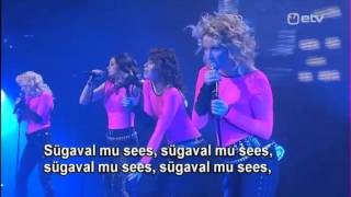 Eesti Laul 2012 finaal Teele Viira  quotCity Nightsquot [upl. by Eillehs]