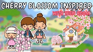 🌸 Cherry Blossom Inspired 🌸 Fluffy Friends Makeover 🫶 Toca Boca House Ideas 😍 TOCA GIRLZ [upl. by Nileuqcaj]