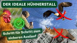 Wir bauen Schritt für Schritt den ultimativen TraumHühnerstall Sicherer Auslauf glückliche Hühner [upl. by Samohtnhoj]