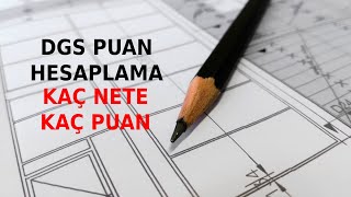 2024 2025 DGS PUAN HESAPLAMA  2024 DGS KAÇ NET KAÇ PUAN [upl. by Sihun415]