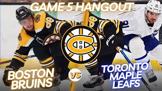 Talking Habs Bruins vs Leafs Game 5 Hangout 043024 [upl. by Kironde]