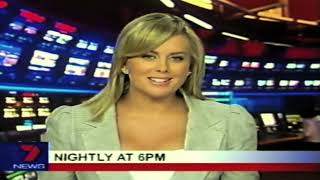 TV News Update  7 News Update with Samantha Armytage Ch7 2009 [upl. by Anaerb]