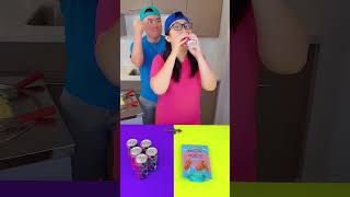 Ice cream challenge 🍨 happy fathers day funny shorts [upl. by Arres128]