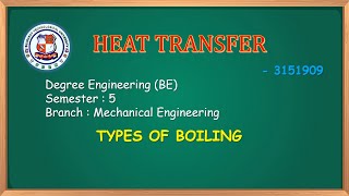 TYPES OF BOILING  Pool Boiling  Flow Boiling  Subcooled Boiling  Saturated Boiling [upl. by Notyrb]