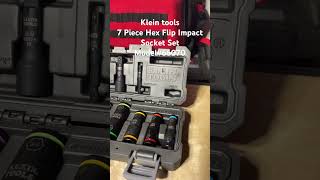 Klein tools model66070 flip impact socket set 7 piece kleintools powertools milwaukeetools [upl. by Onil]