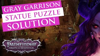 Gray Garrison Statue Puzzle  Pathfinder Wrath of the Righteous Lets Play [upl. by Saeger239]