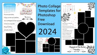 collage psd free download  Collage Maker  Photo Editor [upl. by Karalee]