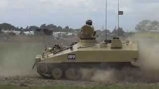 FV103 Spartan APC chase  The War amp Peace Revival 2015 [upl. by Eelnayr]