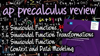 AP Precalculus Review on Sections 35 36 and 37 Reteaching and Test Practice Problems [upl. by Airtemed]