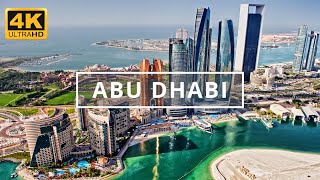 Abu Dhabi United Arab Emirates 🇦🇪  4K Drone Footage تصوير جوي مدينة ابو ظبي With Subtitles [upl. by Mavilia]