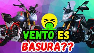 VENTO ES UNA BUENA O MALA MARCA DE MOTOS❓ [upl. by Xad]