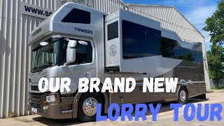 Tour of our Brand new Horsebox  OT Vlog [upl. by Aleacem]