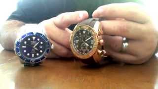 Invicta Grand Diver vs Swiss Legend Commander review [upl. by Anilac]