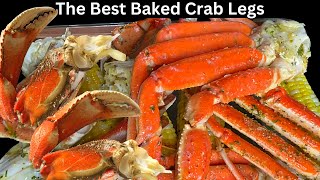 How to BAKE Crab Legs in just 12 minutes  NO BUTTER   Tanny Cooks [upl. by Haodnanehs]