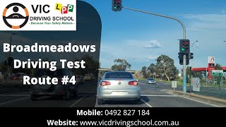 Broadmeadows Driving Test Route 4  VIC Driving School [upl. by Anhoj286]