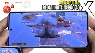 Redmi Note 13 Pro 4G PUBG Mobile Gaming test  Helio G99 Ultra 120Hz Display [upl. by Rukna]