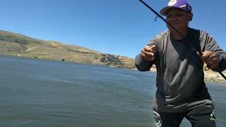 De pesca con don Alberto y los amigos en quial lake [upl. by Lledualc]