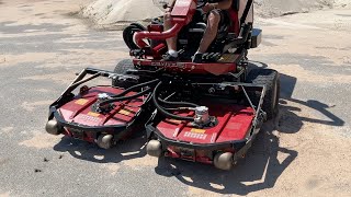 Köp Åkgräsklippare Toro Groundmaster 3500D på Klaravik [upl. by Linker598]