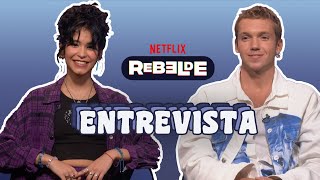 Rebelde Andrea Chaparro sueña con convertirse en furor mundial por Netflix Entrevista [upl. by Edrahc]