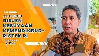 Audiensi Hilmar Farid Dirjen Kebudayaan Kemendikbudristek RI [upl. by Gwendolyn]