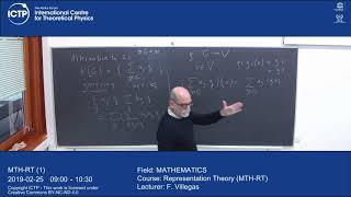 Representation Theory MTHRT Lecture 1 [upl. by Odele742]