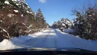 Driving on the snowy road with Michelin Crossclimate [upl. by Isadora]