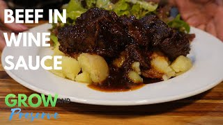 Beef in Wine Sauce Restaurant Quality Home Canning Recipe [upl. by Peck]