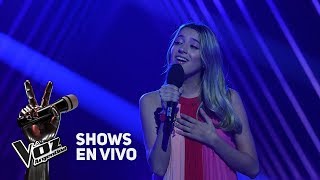 Shows en vivo TeamTini Isabel canta quotEl tiempo es velozquot de David Lebón  La Voz Argentina 2018 [upl. by Nnylasor]