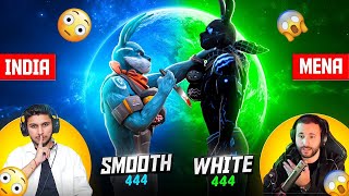 White 444🇯🇴 Vs Smooth 444🇮🇳 white 444 Vs smooth 444 solo custom match 🔥 nonstopgaming freefire [upl. by Godden]