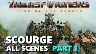 Scourge  Transformers Rise of the Beasts All Scenes Part 1 [upl. by Staal]