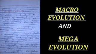 MACROEVOLUTION AND MEGAEVOLUTION IN HINDI zoology megaevolution bsc msc skmu dhanbad biology [upl. by Melnick]