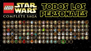 LEGO Star Wars The Complete Saga 100  Todos los personajes  Español latino  Ez3Pulle [upl. by Asusej]