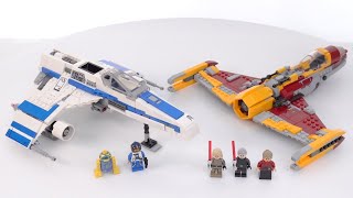 LEGO Star Wars Ahsoka Ewing vs Shin Hatis Starfighter review NotSponsored CalmAdult 75364 [upl. by Shel]