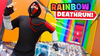 This Rainbow Deathrun has the CRAZIEST levels [upl. by Roswell561]