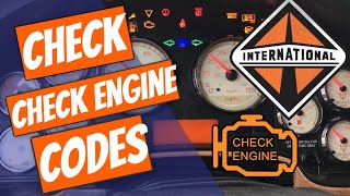 INTERNATIONAL PROSTAR CHECK ENGINE LIGHT RESET  HOW TO STEP BY STEP [upl. by Minsk]