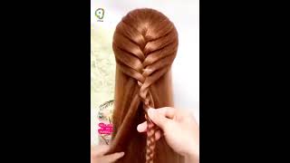 Sagar Veni🤩Easy french Braid hairstyle makeup hacks hairtutorial braids shortsfrenchsagar [upl. by Maleki629]