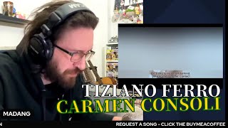 METALHEAD REACTS TIZIANO FERRO FT CARMEN CONSOLI  IL CONFORTO [upl. by Burch]