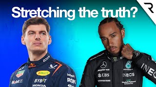 Interrogating Lewis Hamiltons questionable Max Verstappen F1 claim [upl. by Nap237]