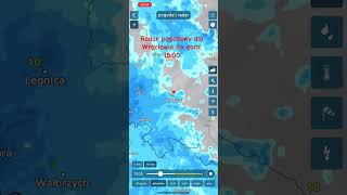 Radar pogodowy dla Wrocławia Głogowa i Opola do godz 1500 13092024 [upl. by Novyart]