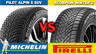 Pirelli Scorpion Winter 2 vs Michelin Pilot Alpin 5 SUV 2024 REVIEW [upl. by Anitsud401]