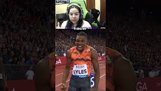 Noah Lyles al estrella del atletismo atletismo atletics sprinter sprint paris2024 olympics [upl. by Tristan]