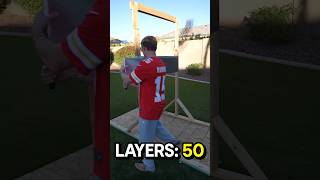 How Many Layers can Mahomes Throw Through [upl. by Brightman479]