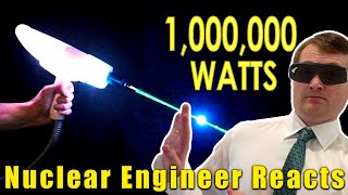 Nuclear Engineer Reacts to Styropyro quotDangerous Tattoo Remover from eBay is a MILLION Watt Laserquot [upl. by Klatt]