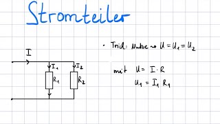 Stromteiler  Elektrotechnik [upl. by Okimuy366]