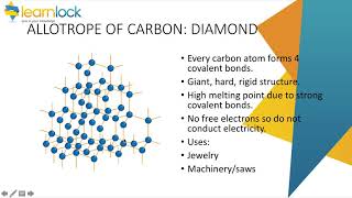 GCSE AQA Chem  C2 Bonding structures amp properties matter  Giant covalent molecules amp nanoscience [upl. by Panaggio]