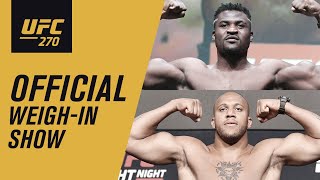 UFC 270 Live WeighIn Show [upl. by Call]