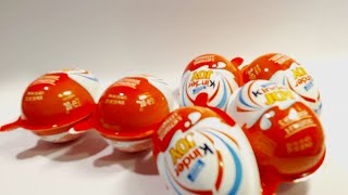 12 NEW KINDER JOY SURPRISE EGGS BOYS amp GIRLS 2015 [upl. by Septima]